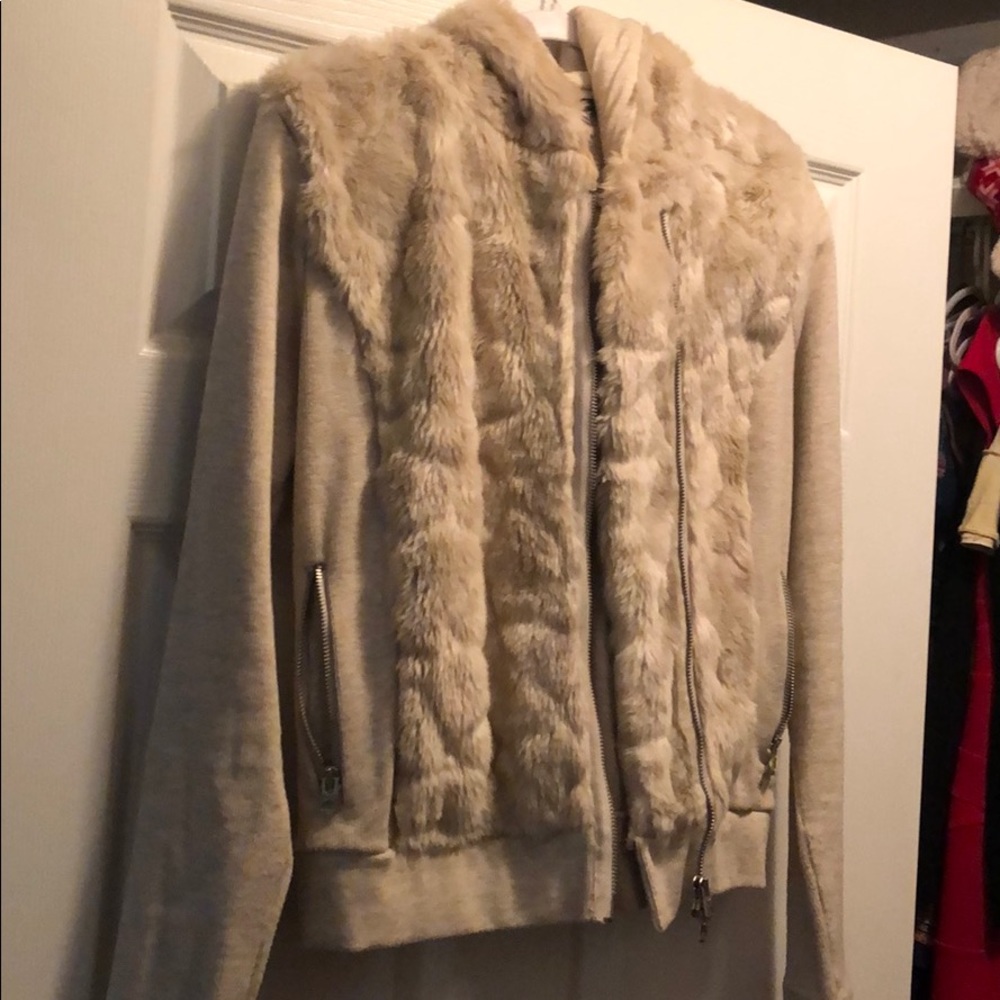 AX zip up cute sweater